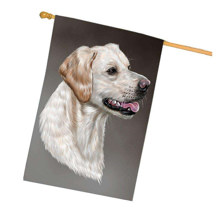 Labrador Retriever Dog House Flag