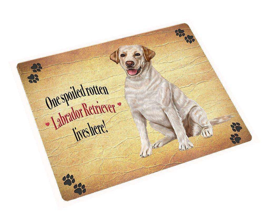 Labrador Retriever Spoiled Rotten Dog Magnet Mini (3.5" x 2")