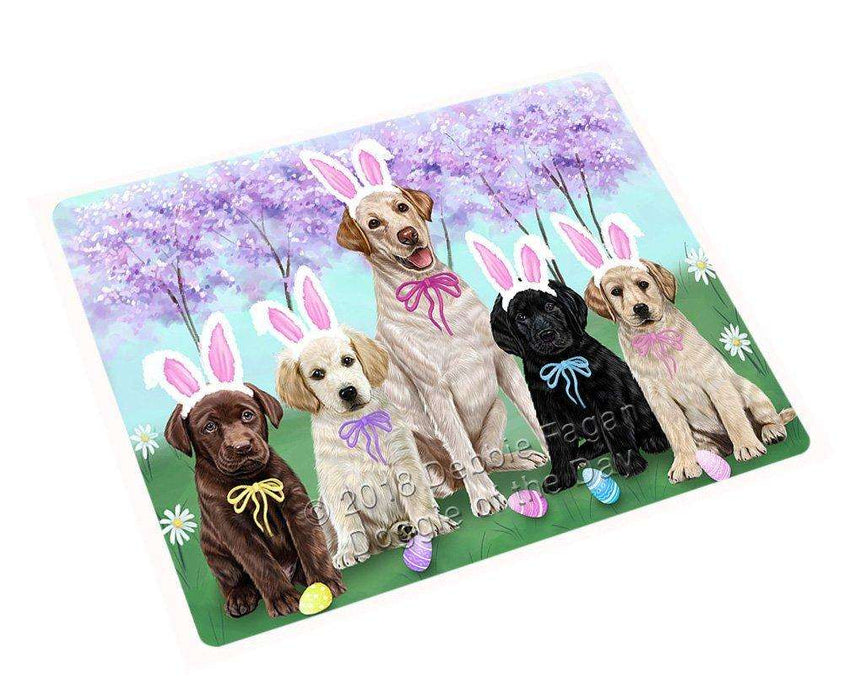Labrador Retrievers Dog Easter Holiday Tempered Cutting Board C51375