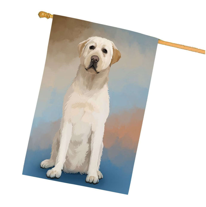 Labrador Retrievers Dog House Flag