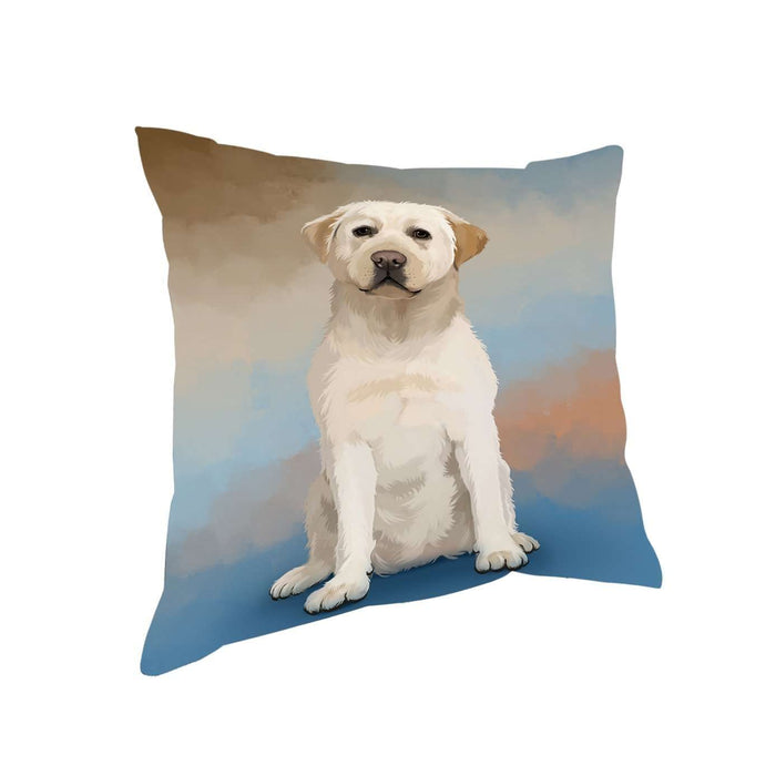 Labrador Retrievers Dog Throw Pillow D344