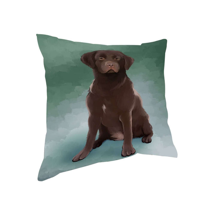 Labrador Retrievers Dog Throw Pillow D345