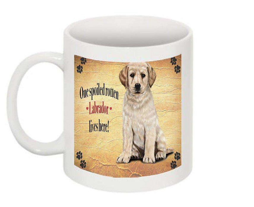 Labrador Yellow Spoiled Rotten Dog Mug