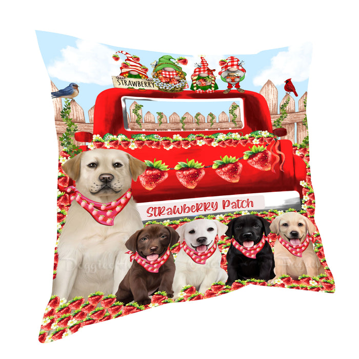 Labrador Retriever Pillow: Explore a Variety of Designs, Custom, Personalized, Throw Pillows Cushion for Sofa Couch Bed, Gift for Dog and Pet Lovers