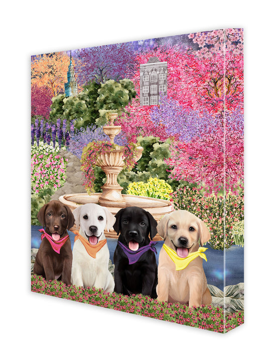 Labrador Retriever Wall Art Canvas, Explore a Variety of Designs, Custom Digital Painting, Personalized, Ready to Hang Room Decor, Dog Gift for Pet Lovers