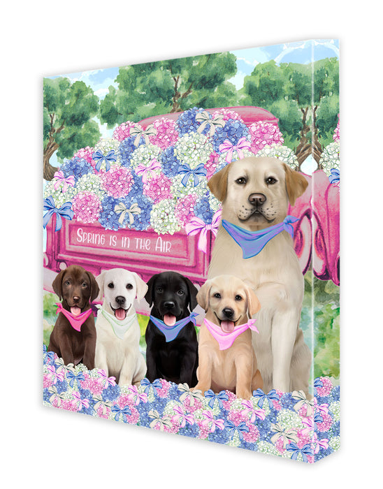 Labrador Retriever Canvas: Explore a Variety of Personalized Designs, Custom, Digital Art Wall Painting, Ready to Hang Room Decor, Gift for Dog and Pet Lovers
