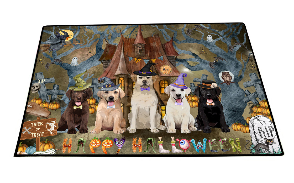 Labrador Retriever Floor Mats: Explore a Variety of Designs, Personalized, Custom, Halloween Anti-Slip Doormat for Indoor and Outdoor, Dog Gift for Pet Lovers