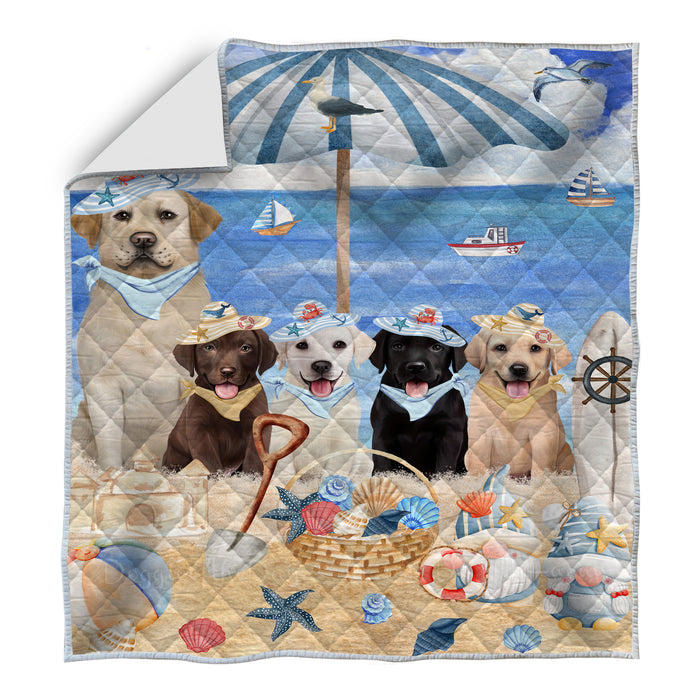 Labrador Retriever Quilt: Explore a Variety of Bedding Designs, Custom, Personalized, Bedspread Coverlet Quilted, Gift for Dog and Pet Lovers