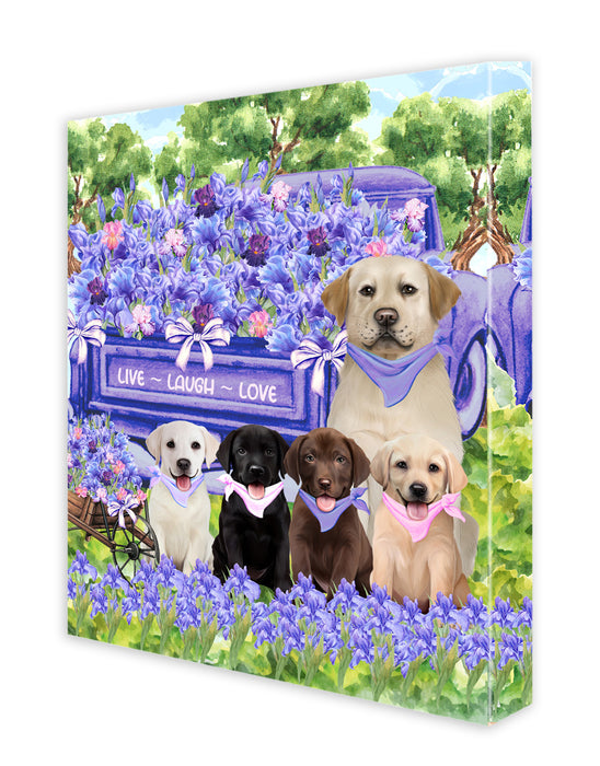 Labrador Retriever Canvas: Explore a Variety of Custom Designs, Personalized, Digital Art Wall Painting, Ready to Hang Room Decor, Gift for Pet & Dog Lovers