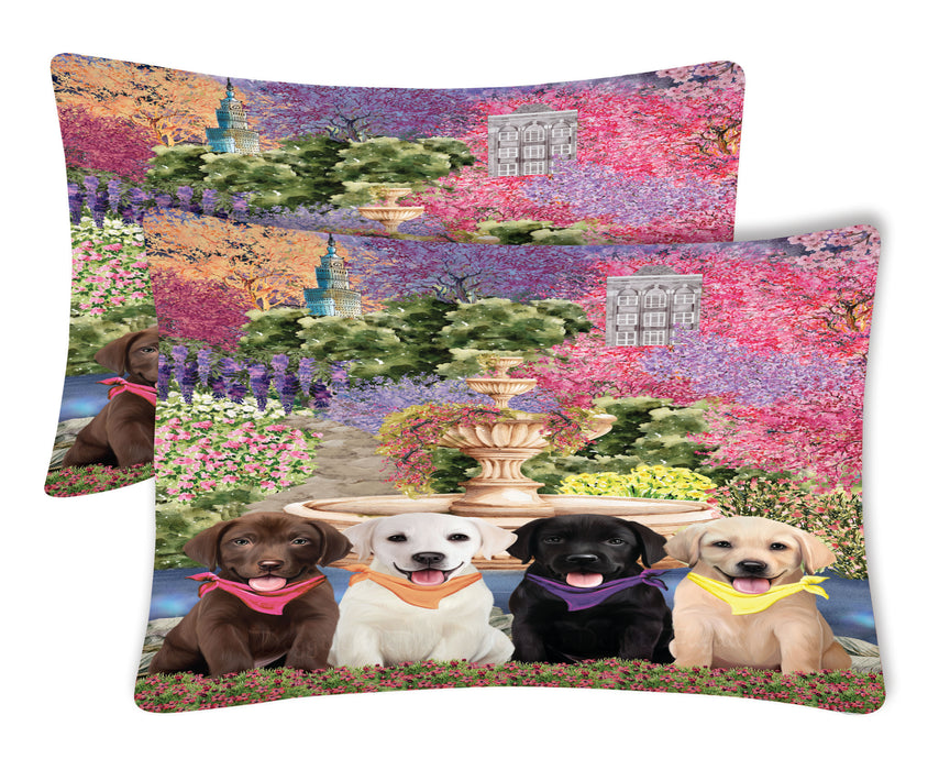 Labrador Retriever Pillow Case, Soft and Breathable Pillowcases Set of 2, Explore a Variety of Designs, Personalized, Custom, Gift for Dog Lovers