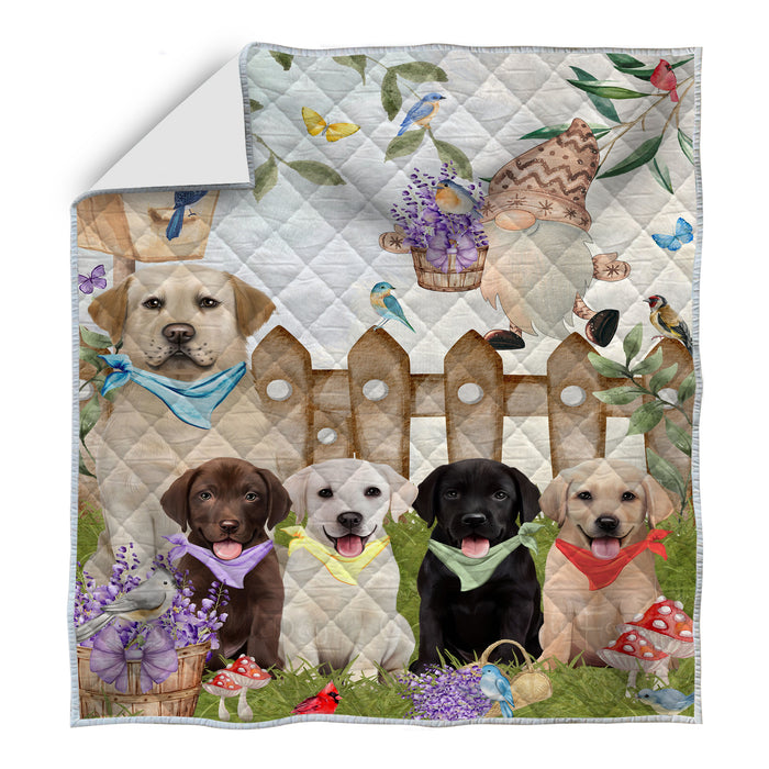 Labrador Retriever Bedspread Quilt, Bedding Coverlet Quilted, Explore a Variety of Designs, Personalized, Custom, Dog Gift for Pet Lovers