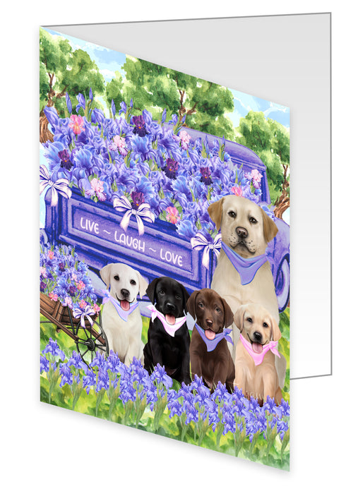 Labrador Retriever Greeting Cards & Note Cards with Envelopes, Explore a Variety of Designs, Custom, Personalized, Multi Pack Pet Gift for Dog Lovers