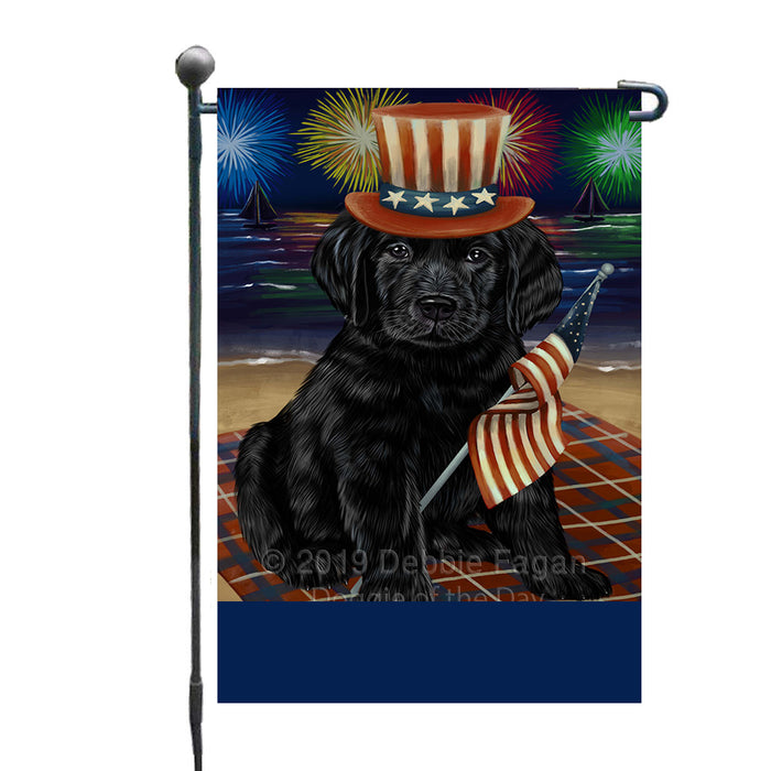 Personalized 4th of July Firework Labrador Dog Custom Garden Flags GFLG-DOTD-A57964