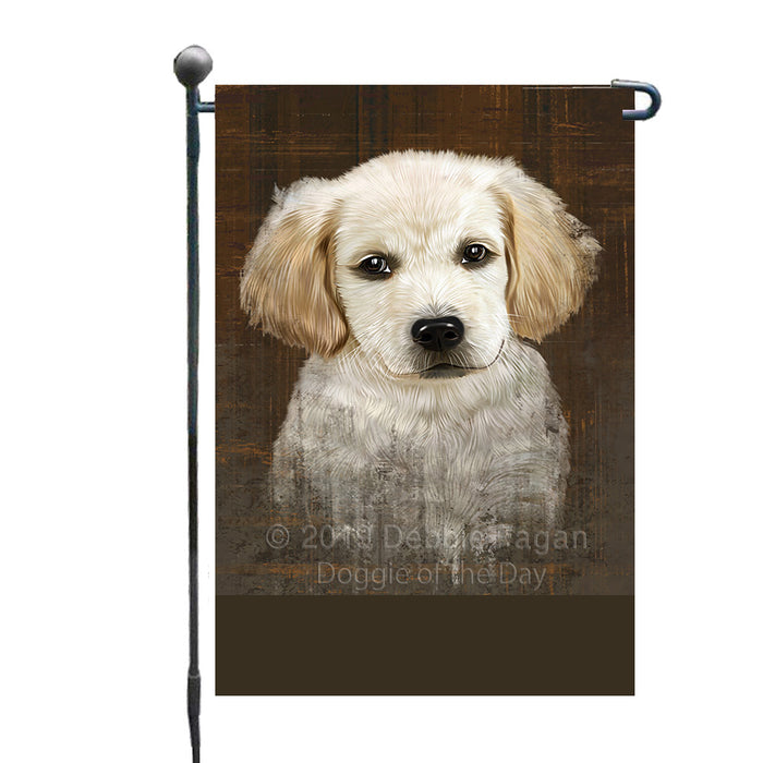 Personalized Rustic Labrador Dog Custom Garden Flag GFLG63553