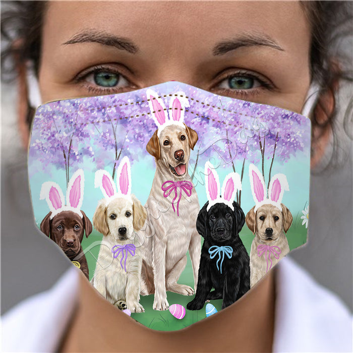 Easter Holiday Labrador Dogs Face Mask FM49613