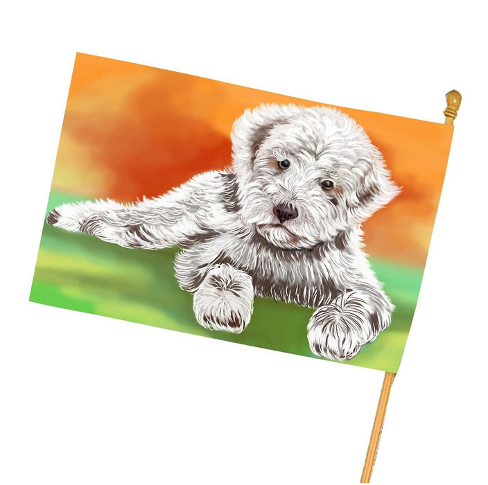 Lagotto Romagnolo Dog House Flag