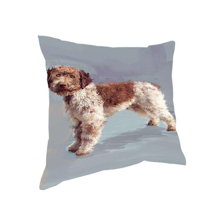 Lagotto Romagnolo Dog Throw Pillow D477