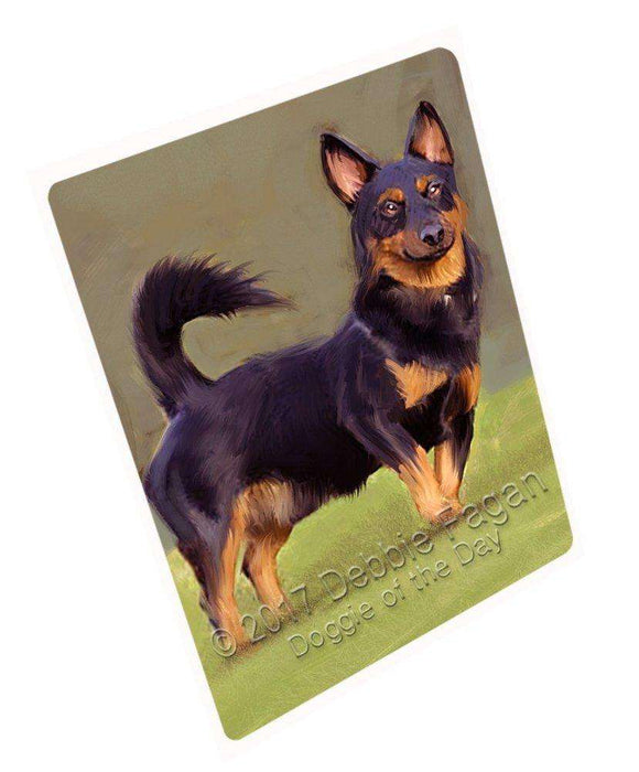 Lancashire Heelers Dog Art Portrait Print Woven Throw Sherpa Plush Fleece Blanket D350