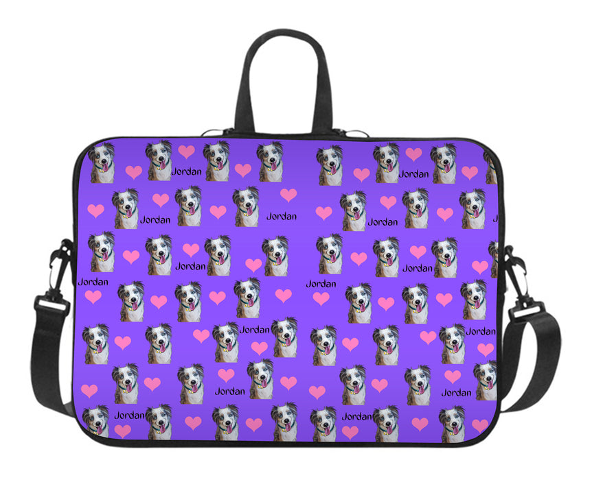 Custom Add Your Photo Here PET Dog Cat Photos on Laptop Bag