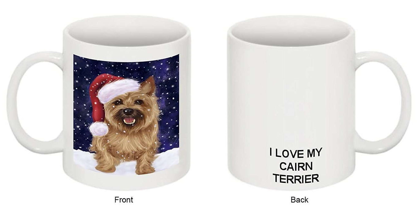 Let It Snow Happy Holidays Bull Terrier Dog Christmas Mug CMG0361