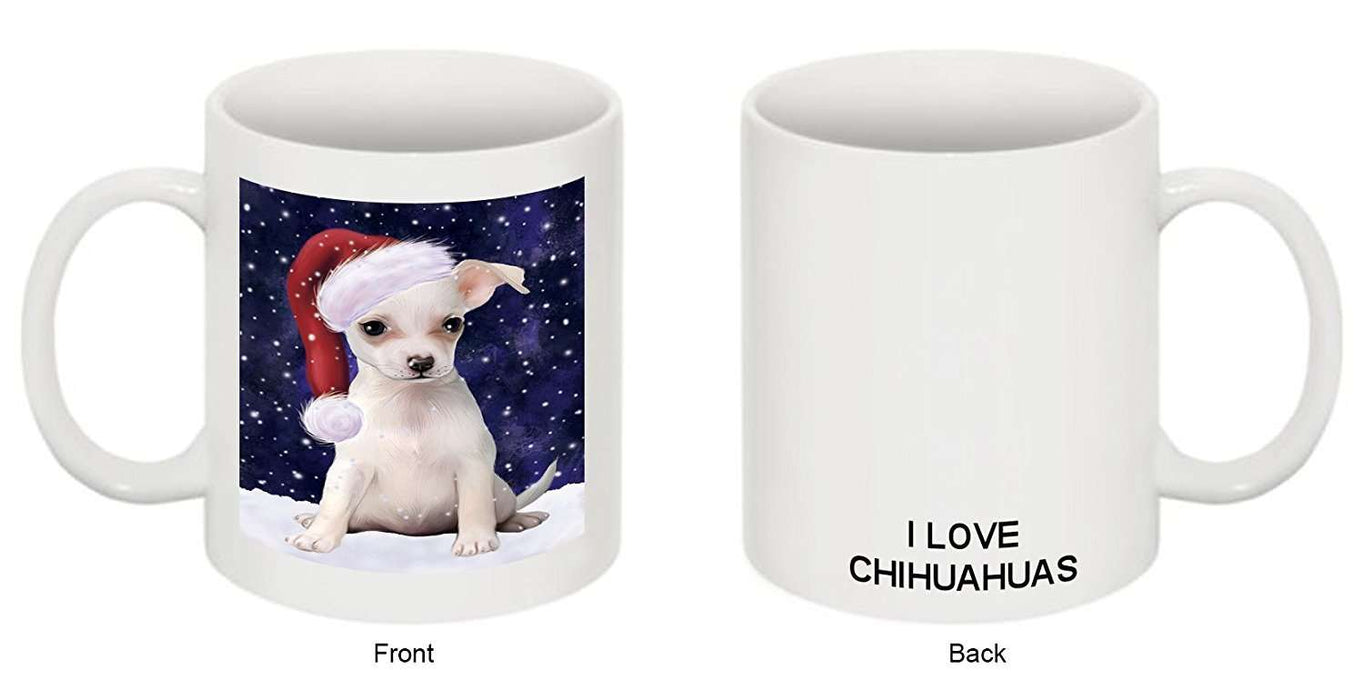 Let It Snow Happy Holidays Chihuahua Dog Christmas Mug CMG0704