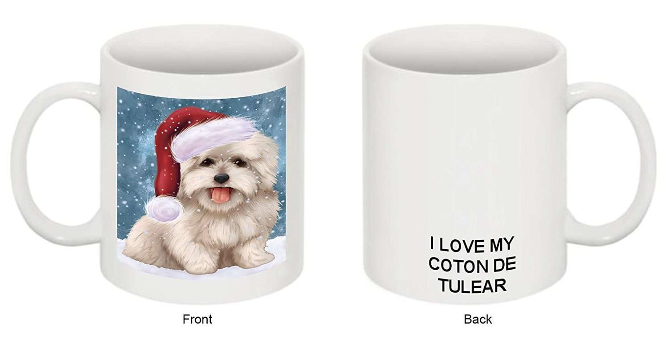 Let It Snow Happy Holidays Coton de Tulear Christmas Mug CMG0385