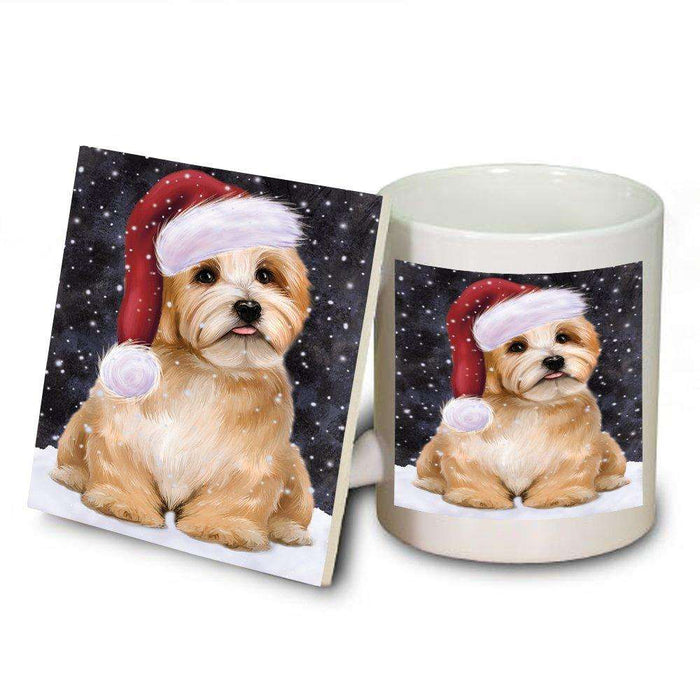 Let It Snow Happy Holidays Havanese Dog Christmas Mug and Coaster Set MUC0467