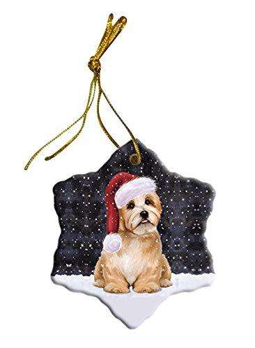 Let It Snow Havanese Dog Christmas Star Ornament POR2677
