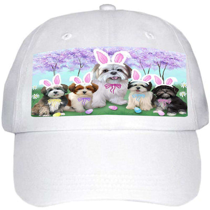 Lhasa Apso Dog Easter Holiday Ball Hat Cap HAT51252