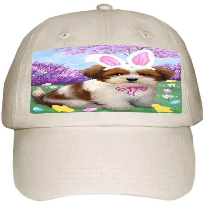 Lhasa Apso Dog Easter Holiday Ball Hat Cap HAT51258