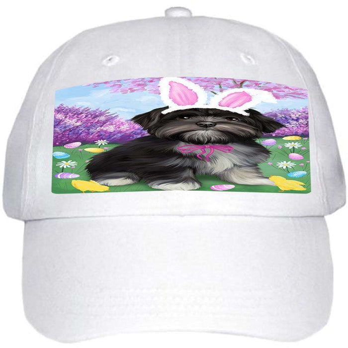 Lhasa Apso Dog Easter Holiday Ball Hat Cap HAT51264