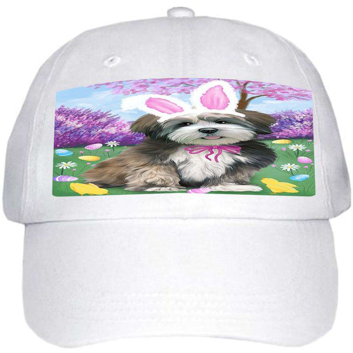 Lhasa Apso Dog Easter Holiday Ball Hat Cap HAT51267