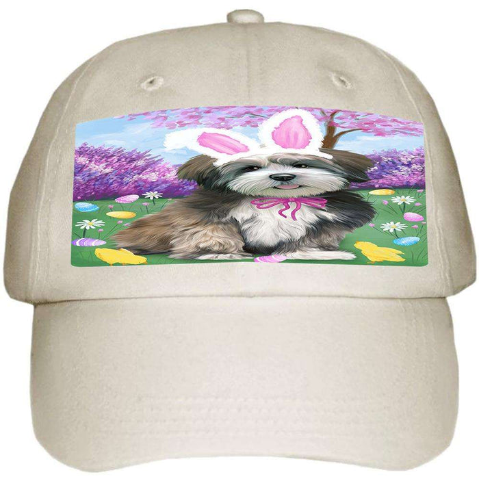 Lhasa Apso Dog Easter Holiday Ball Hat Cap HAT51267
