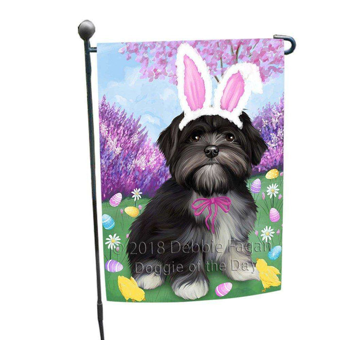 Lhasa Apso Dog Easter Holiday Garden Flag GFLG49086