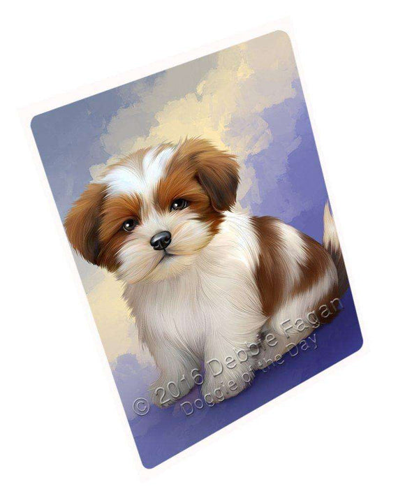 Lhasa Apso Dog Tempered Cutting Board CB091