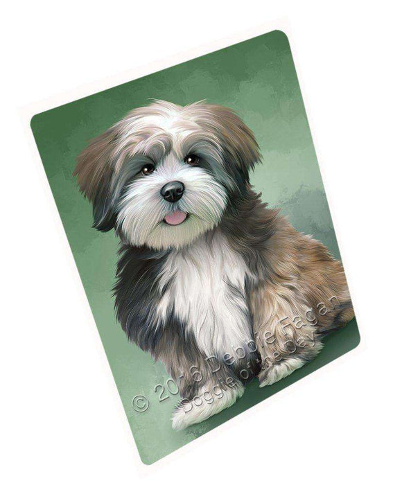 Lhasa Apso Dog Tempered Cutting Board CB093