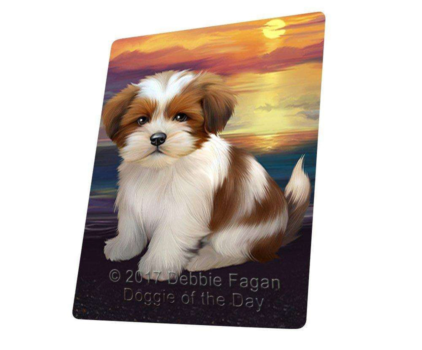 Lhasa Apso Dog Tempered Cutting Board CB147