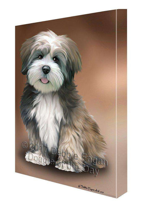 Lhasa Apso Dog Wall Art Canvas CV198