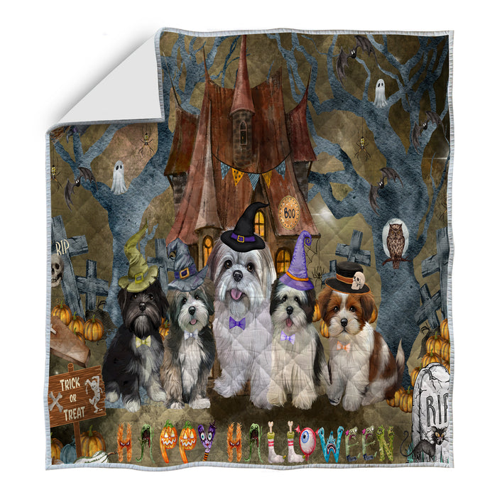 Lhasa Apso Quilt, Explore a Variety of Bedding Designs, Bedspread Quilted Coverlet, Custom, Personalized, Pet Gift for Dog Lovers