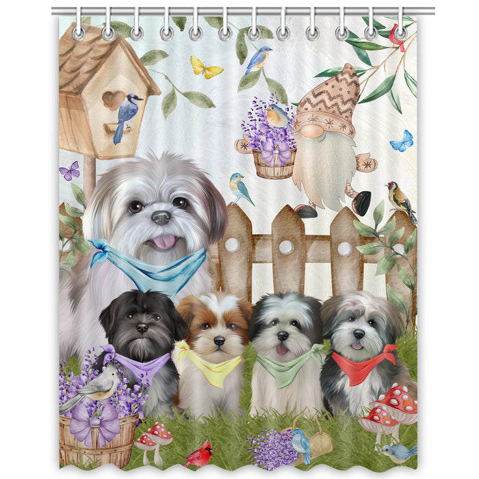 Lhasa Apso Shower Curtain: Explore a Variety of Designs, Bathtub Curtains for Bathroom Decor with Hooks, Custom, Personalized, Dog Gift for Pet Lovers