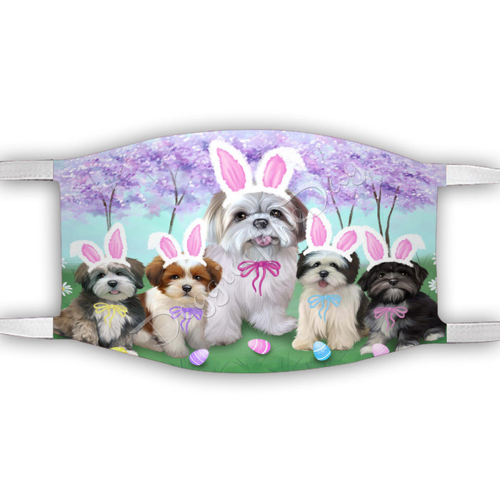 Easter Holiday Lhasa Apso Dogs Face Mask FM49614