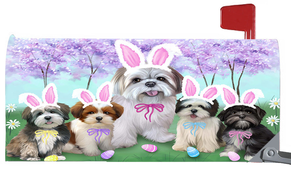 Easter Holidays Lhasa Apso Dogs Magnetic Mailbox Cover MBC48403