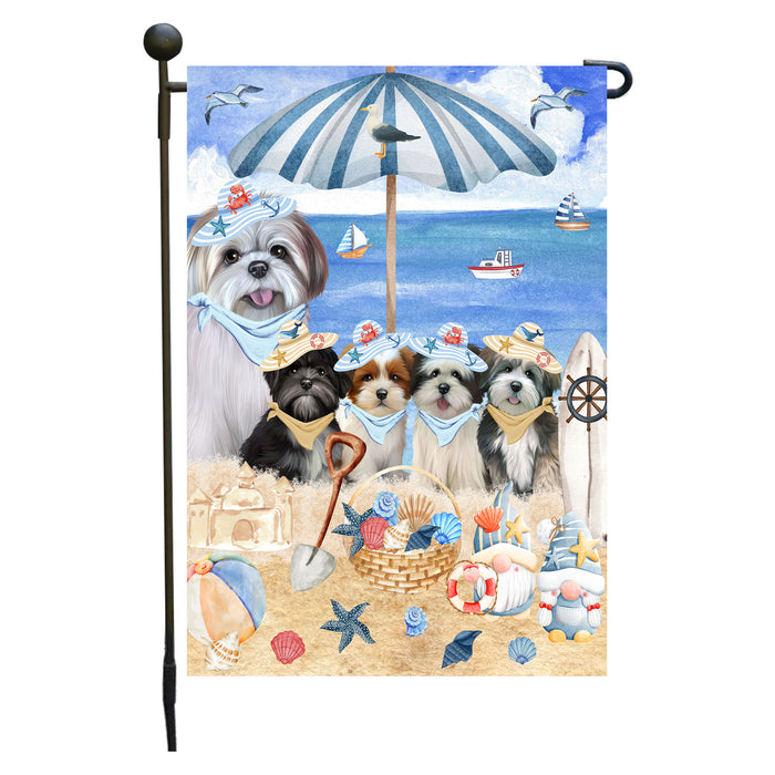 Lhasa Apso Dogs Garden Flag, Double-Sided Outdoor Yard Garden Decoration, Explore a Variety of Designs, Custom, Weather Resistant, Personalized, Flags for Dog and Pet Lovers