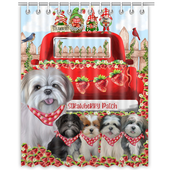 Lhasa Apso Shower Curtain, Explore a Variety of Custom Designs, Personalized, Waterproof Bathtub Curtains with Hooks for Bathroom, Gift for Dog and Pet Lovers