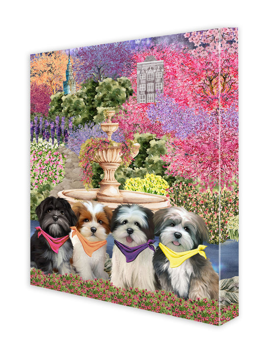 Lhasa Apso Canvas: Explore a Variety of Personalized Designs, Custom, Digital Art Wall Painting, Ready to Hang Room Decor, Gift for Dog and Pet Lovers