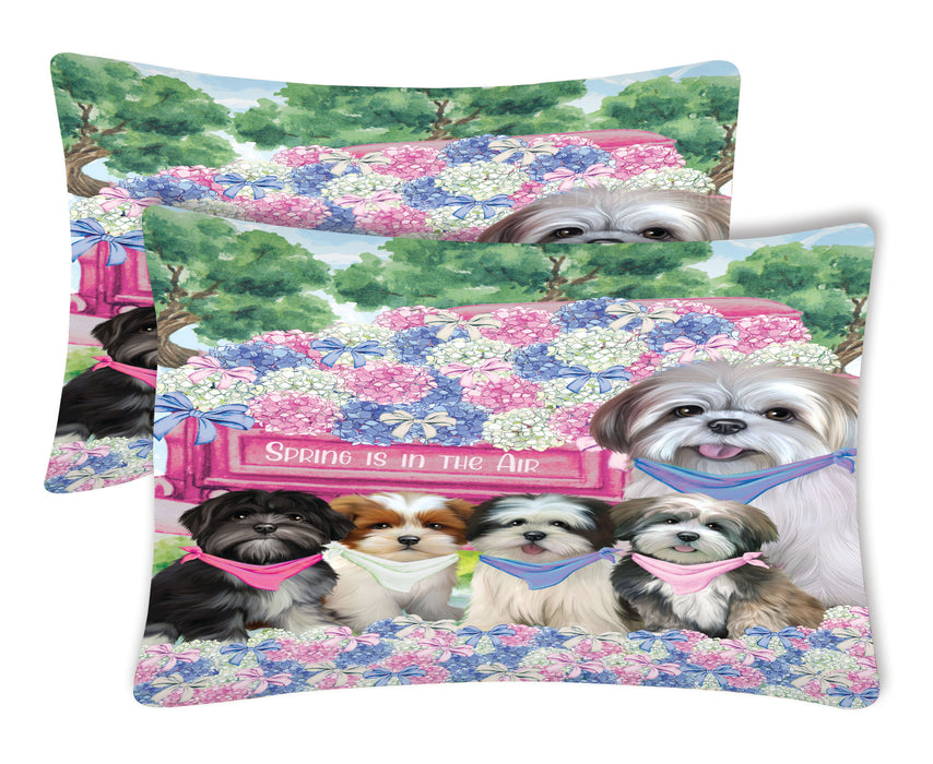 Lhasa Apso Pillow Case with a Variety of Designs, Custom, Personalized, Super Soft Pillowcases Set of 2, Dog and Pet Lovers Gifts