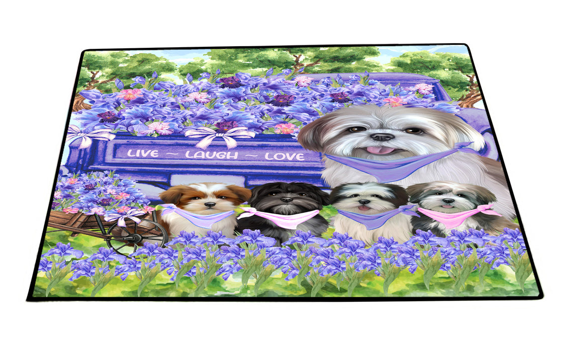 Lhasa Apso Floor Mat: Explore a Variety of Designs, Custom, Personalized, Anti-Slip Door Mats for Indoor and Outdoor, Gift for Dog and Pet Lovers