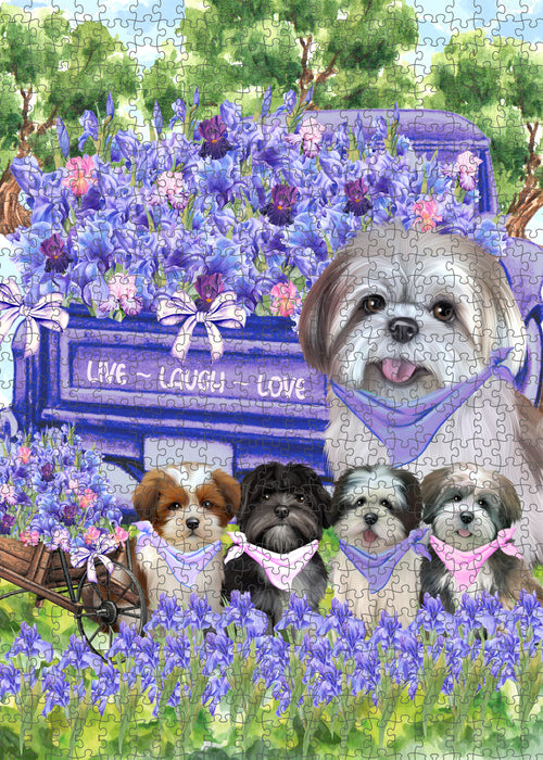 Lhasa Apso Jigsaw Puzzle: Interlocking Puzzles Games for Adult, Explore a Variety of Custom Designs, Personalized, Pet and Dog Lovers Gift