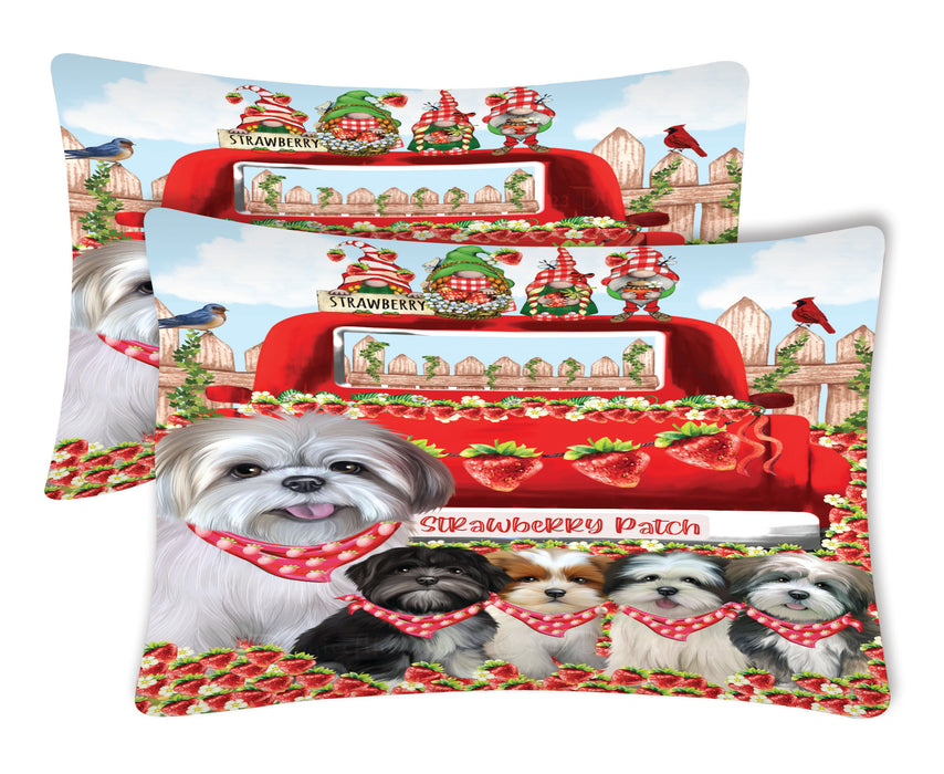 Lhasa Apso Pillow Case: Explore a Variety of Designs, Custom, Standard Pillowcases Set of 2, Personalized, Halloween Gift for Pet and Dog Lovers
