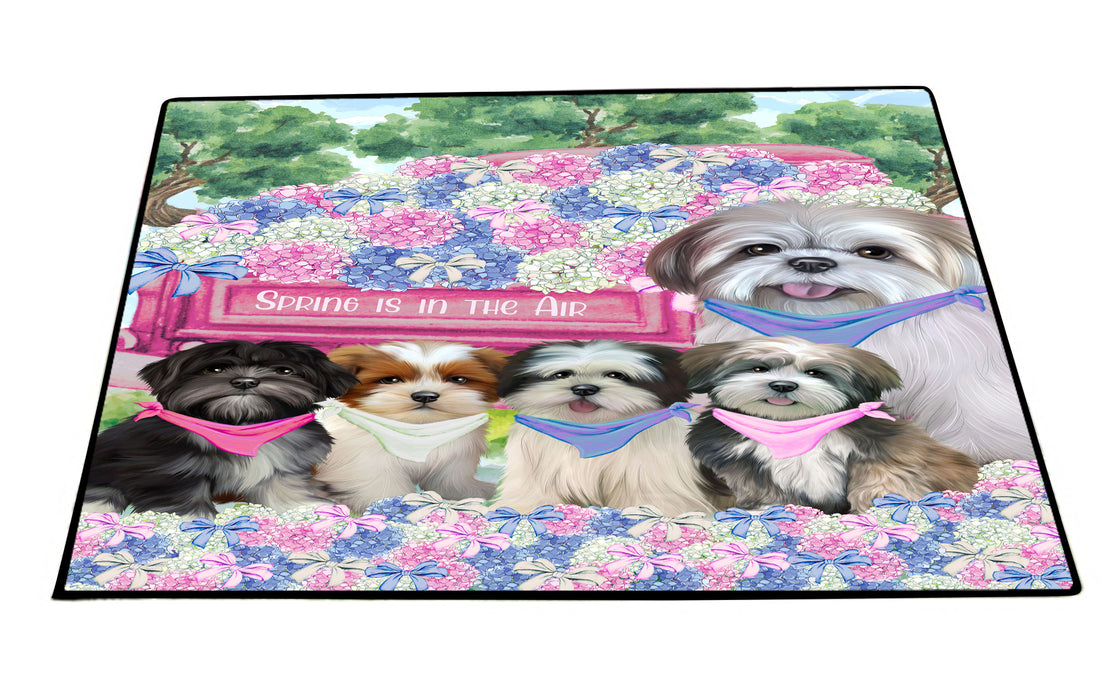 Lhasa Apso Floor Mats: Explore a Variety of Designs, Personalized, Custom, Halloween Anti-Slip Doormat for Indoor and Outdoor, Dog Gift for Pet Lovers